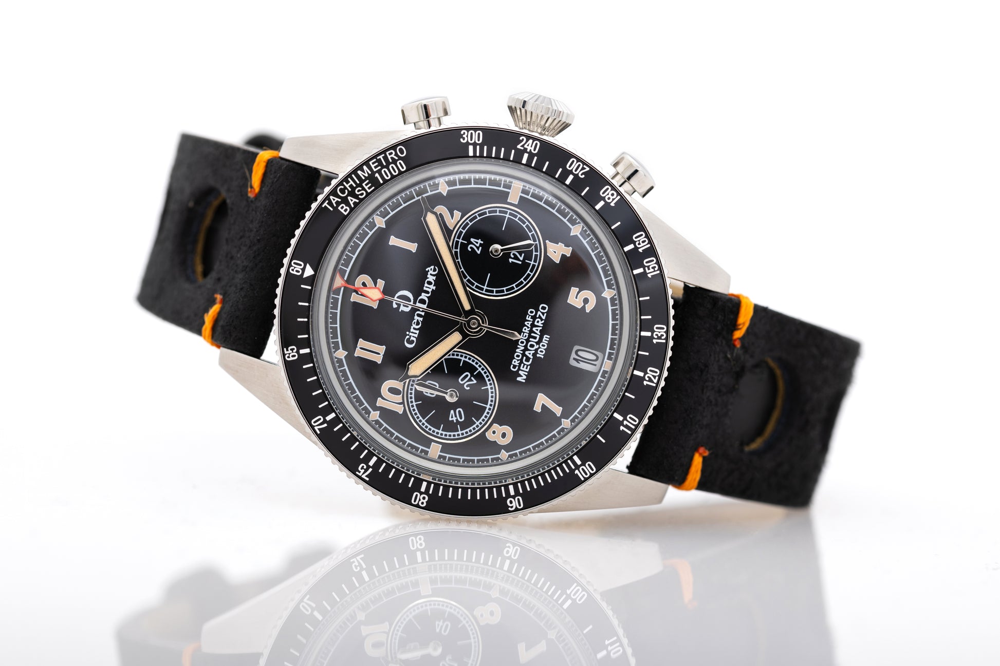 Heritage "Sixties's diver chronograph" black dial