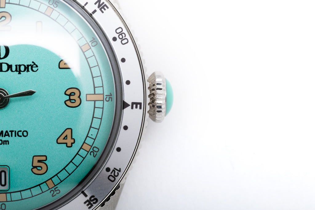 Heritage "Sixties's diver limited caribbean" turquoise dial