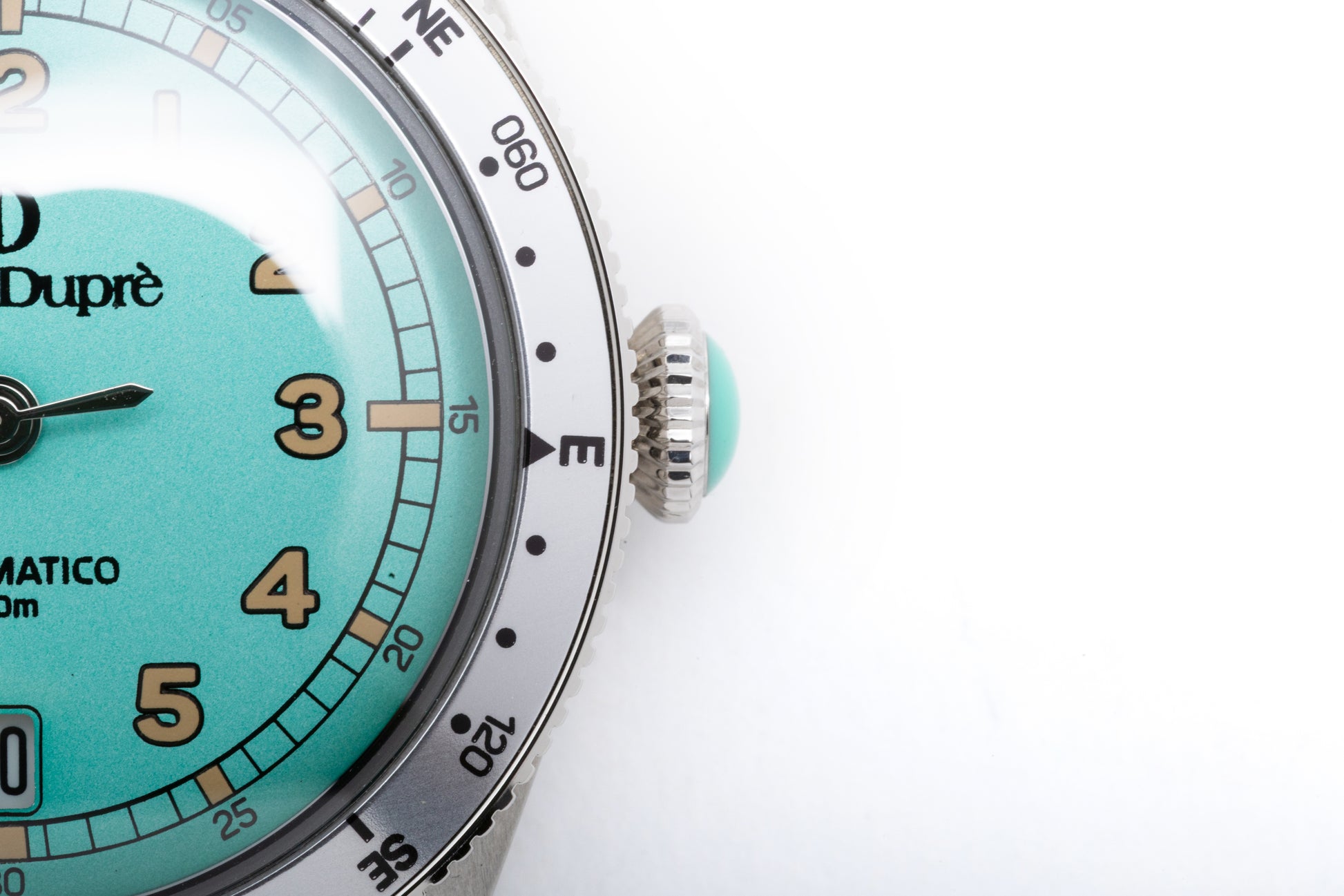 Heritage "Sixties's diver limited caribbean" turquoise dial