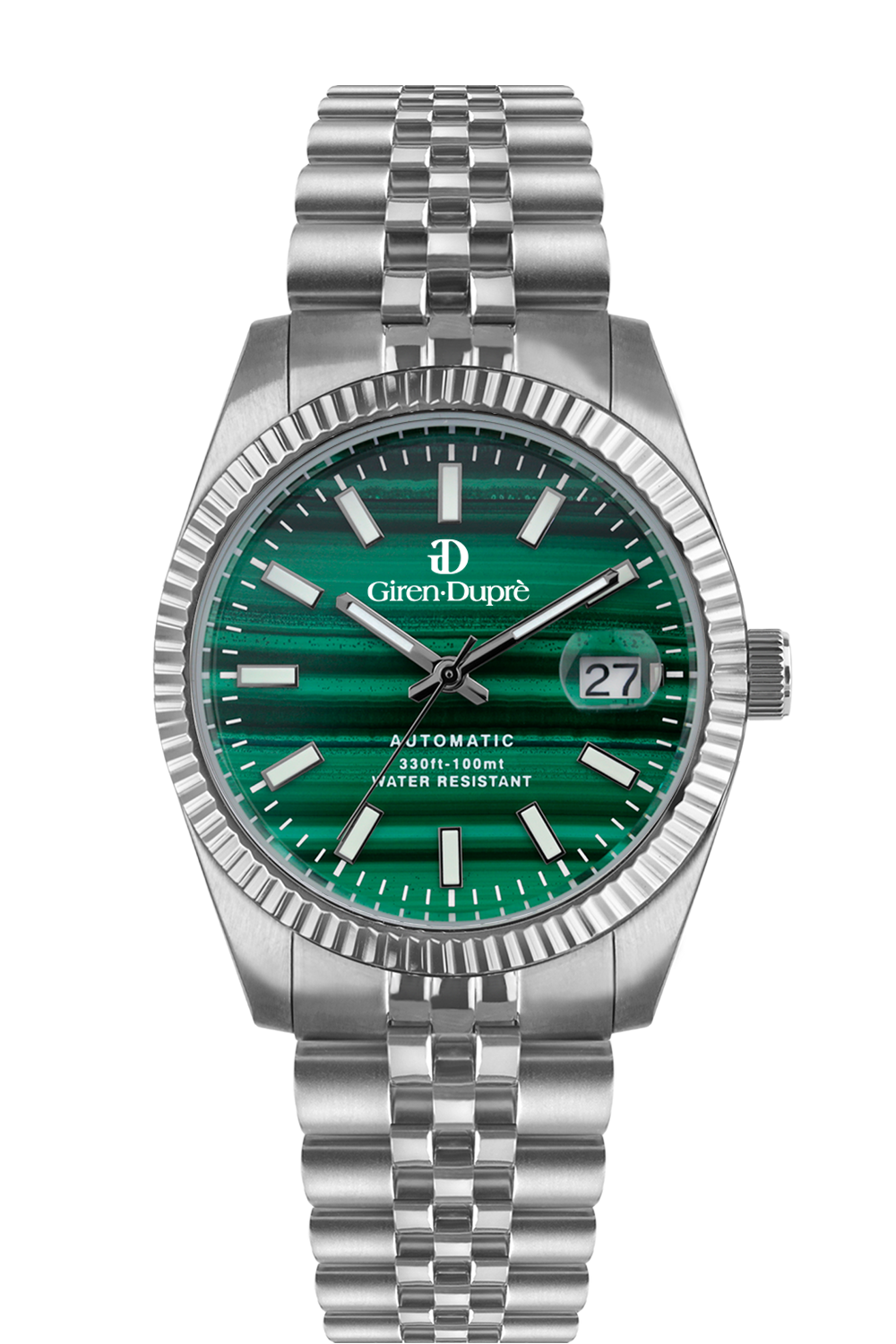 Solodata "Thirtynine stone" malachite dial