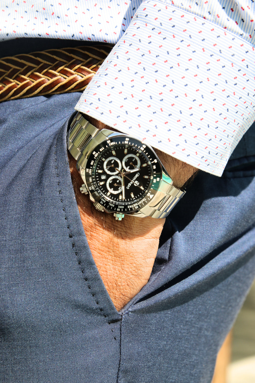 Grande Corsa "Speedway chronograph" black dial