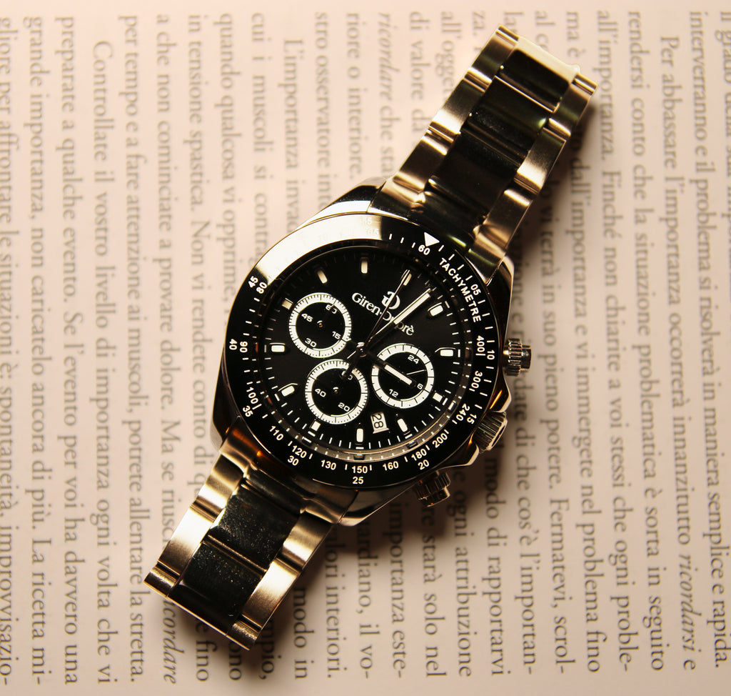 Grande Corsa "Speedway chronograph" black dial