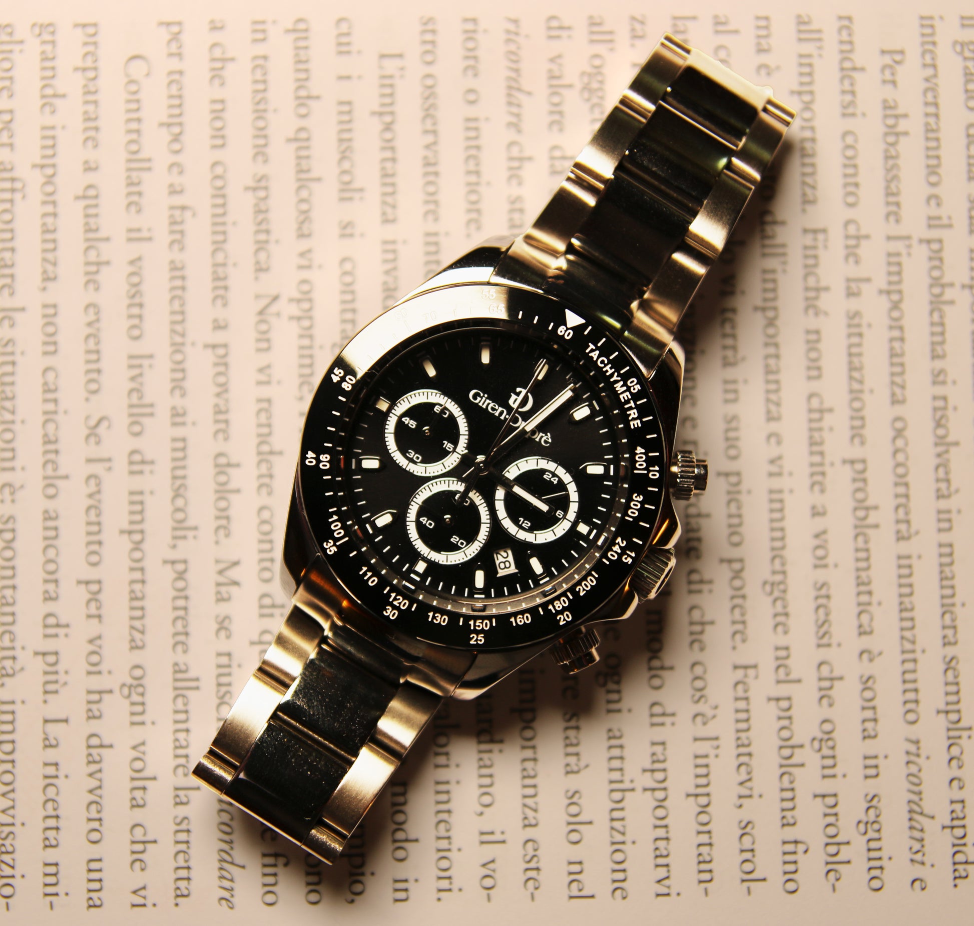 Grande Corsa "Speedway chronograph" black dial