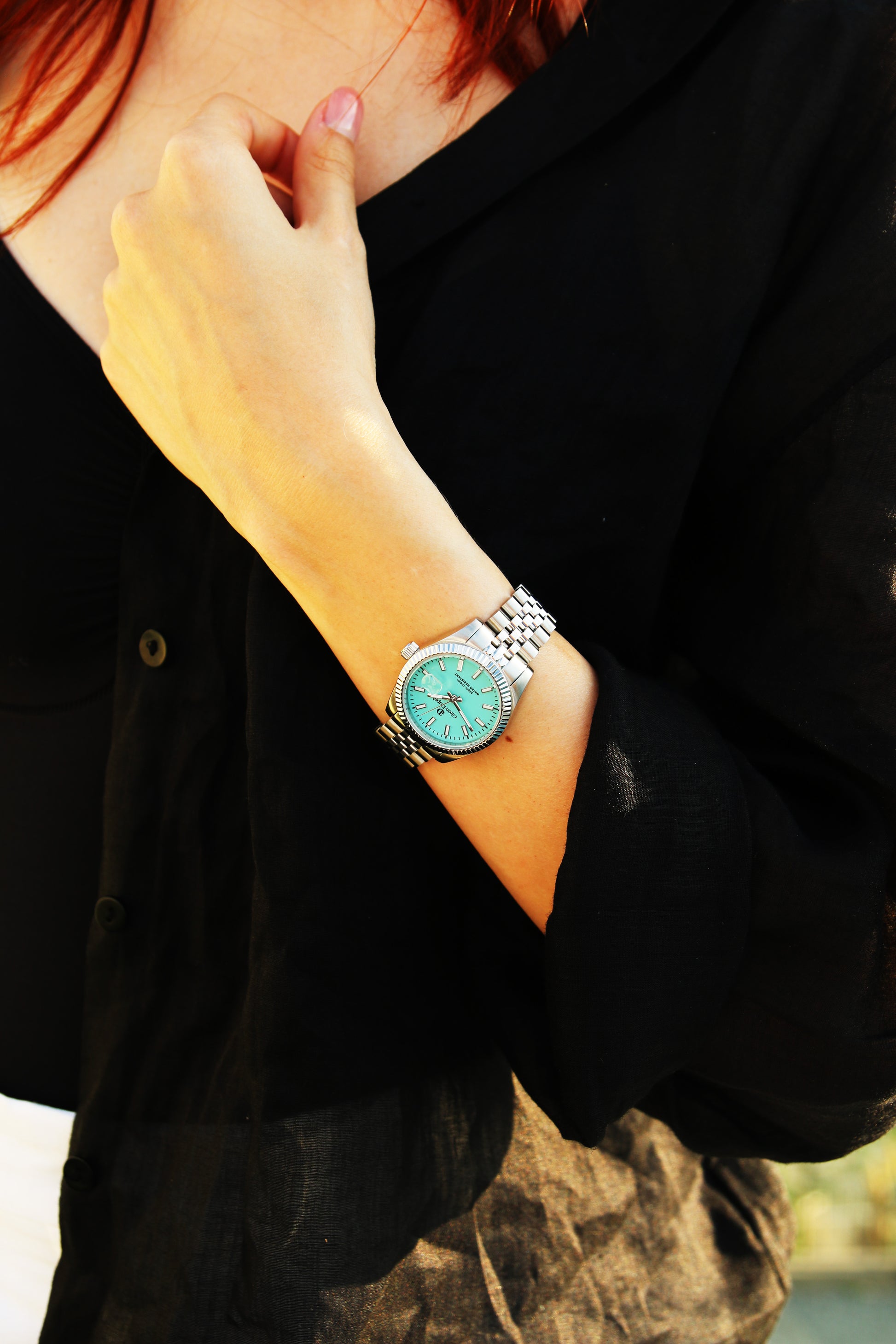 Solodata "Thirtyone" turquoise dial