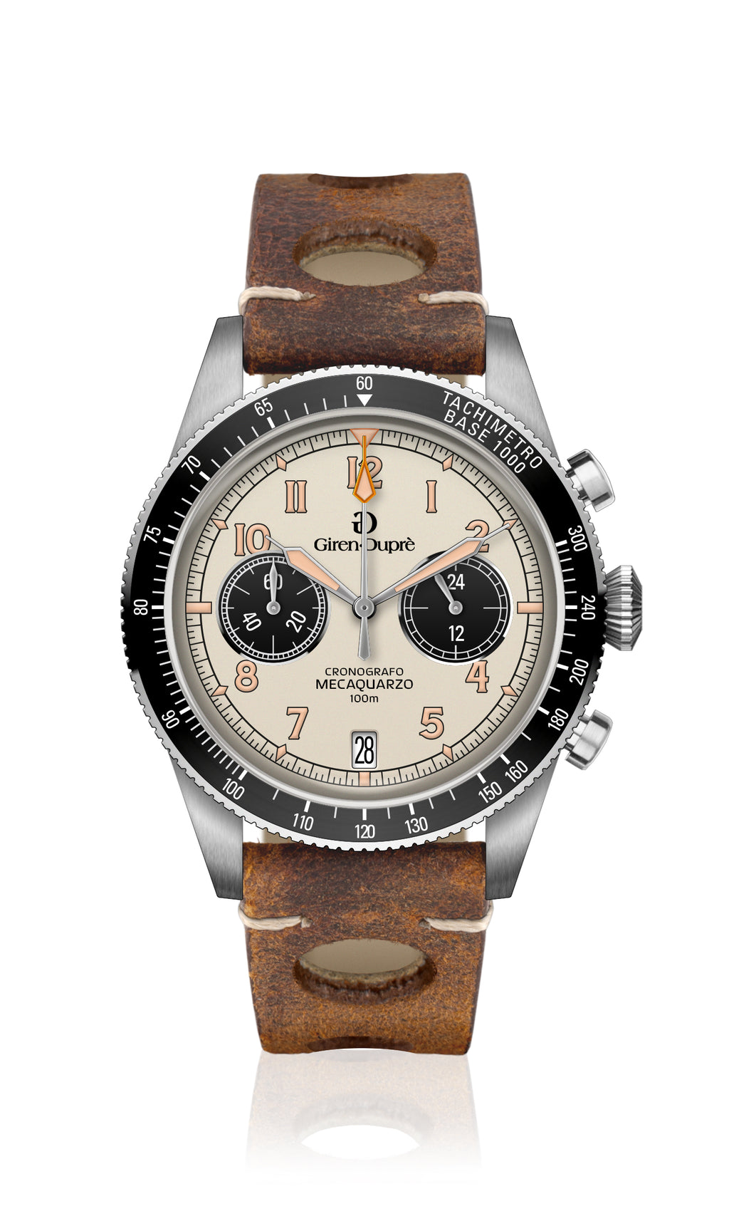Heritage "Sixties's diver chronograph" beige dial