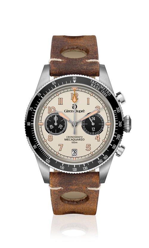 Heritage "Sixties's diver chronograph" beige dial
