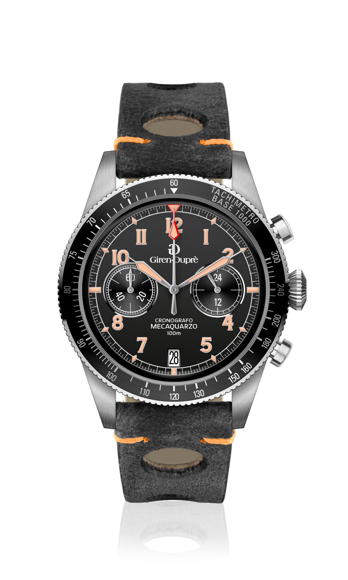 Heritage "Sixties's diver chronograph" black dial