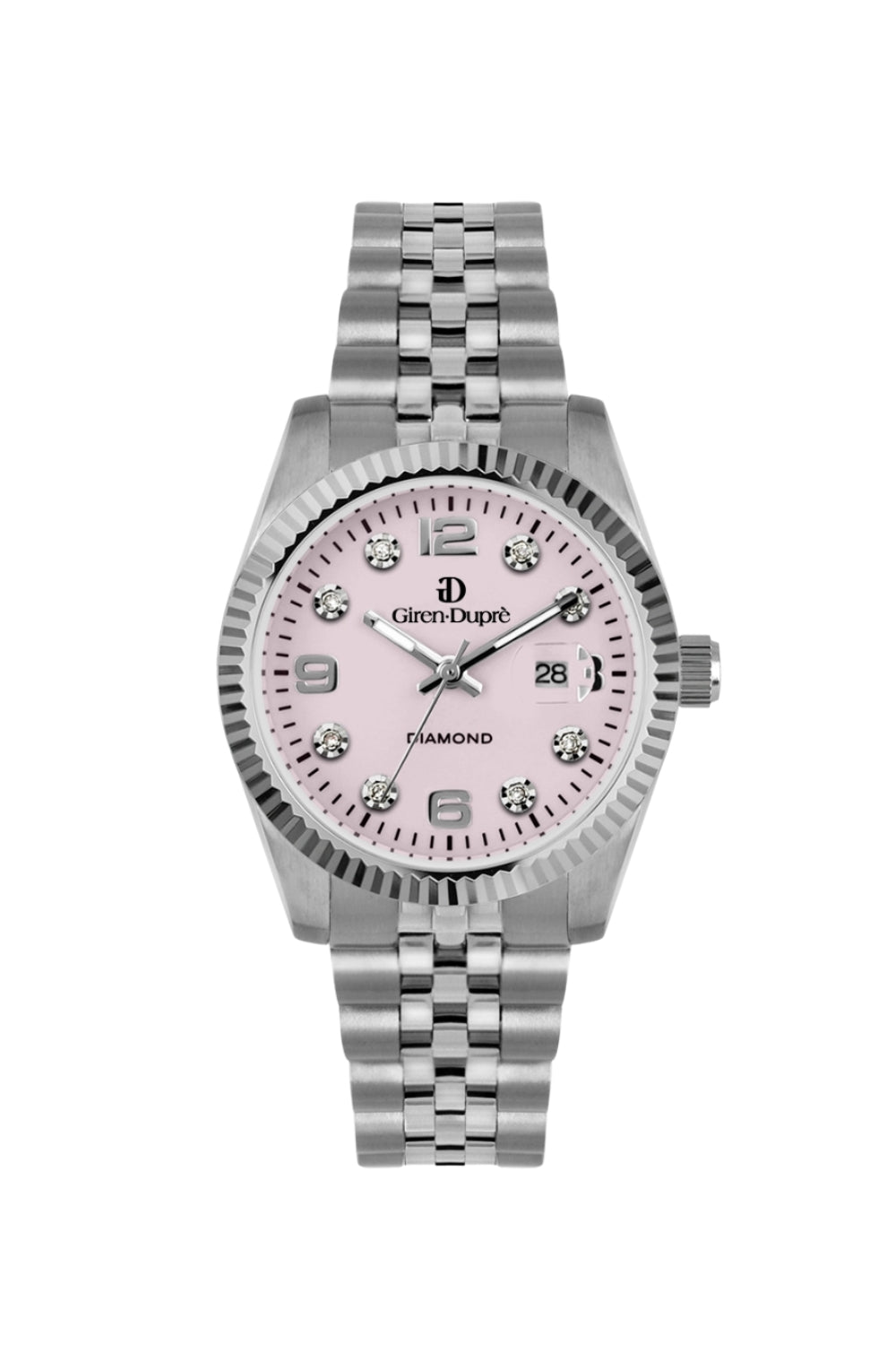 Solodata "Thirtyone Diamonds" pink dial